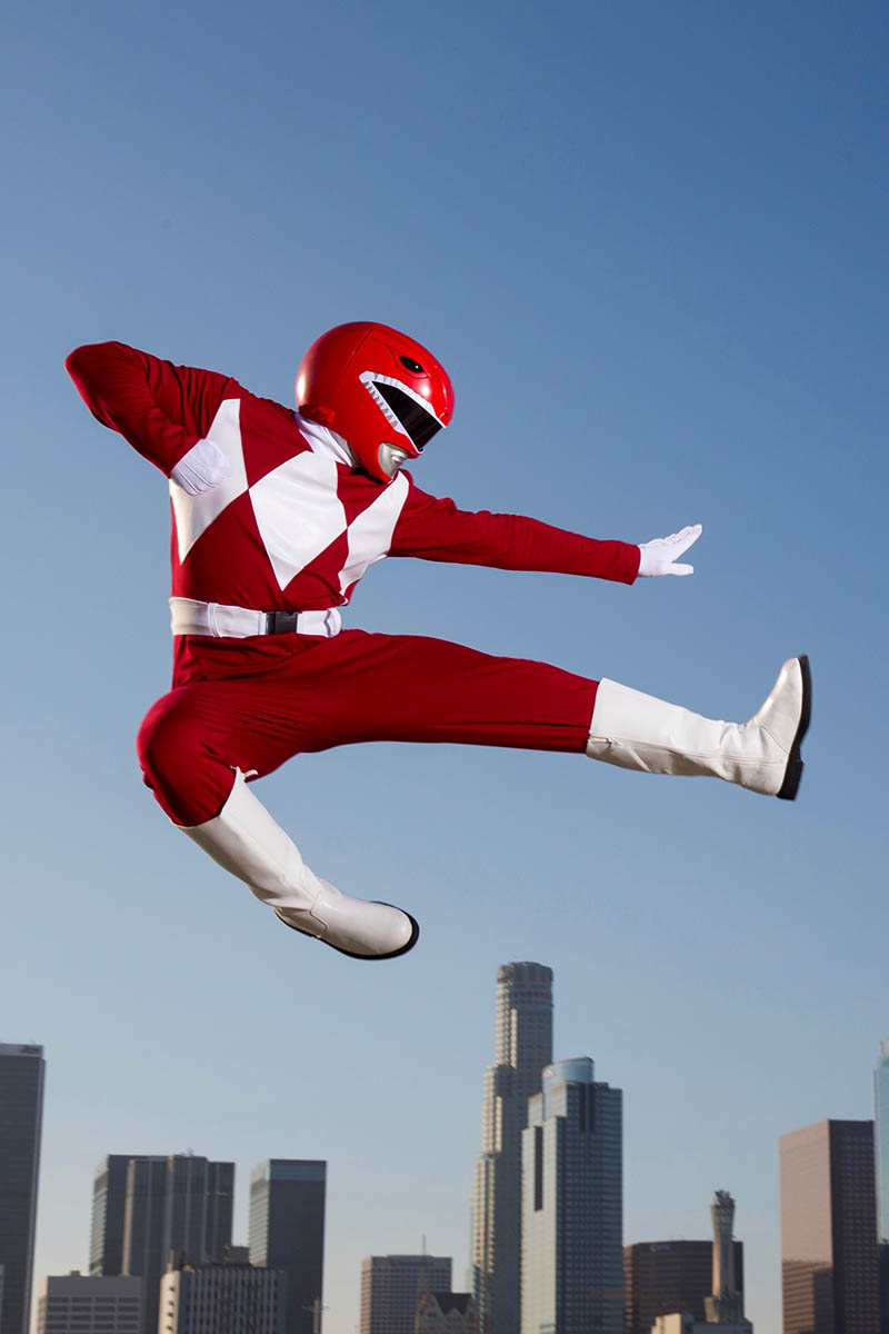 Affordable power ranger party character for kids in austin